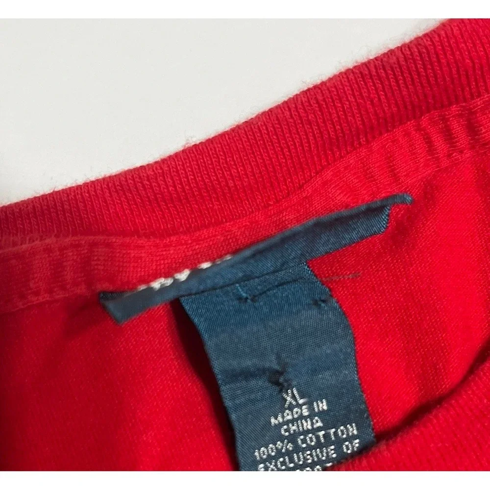 Polo Ralph Lauren Men's Size XL Short Sleeve T-ShirtSolid Red Cotton